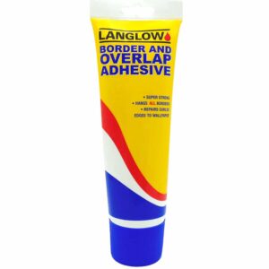 Handy tube of border & overlap adhesive