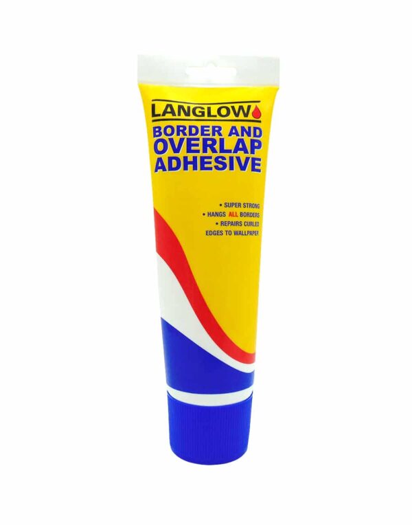 Handy tube of border & overlap adhesive