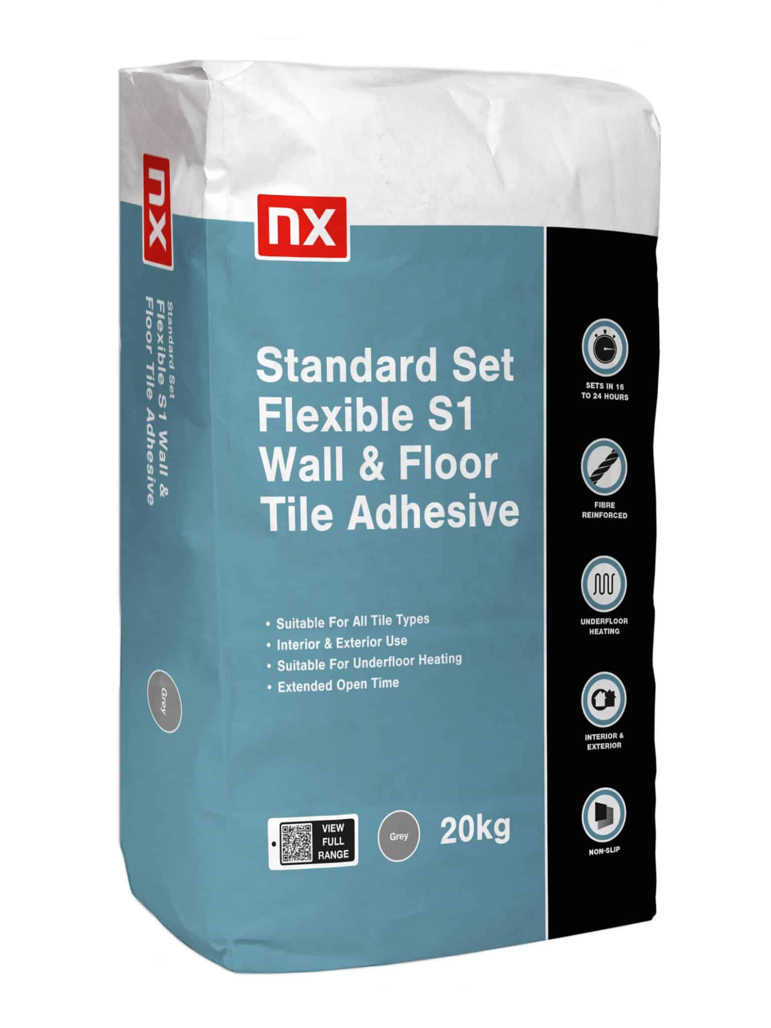 NX S1 Standard Wall & Floor Adhesive – Grey