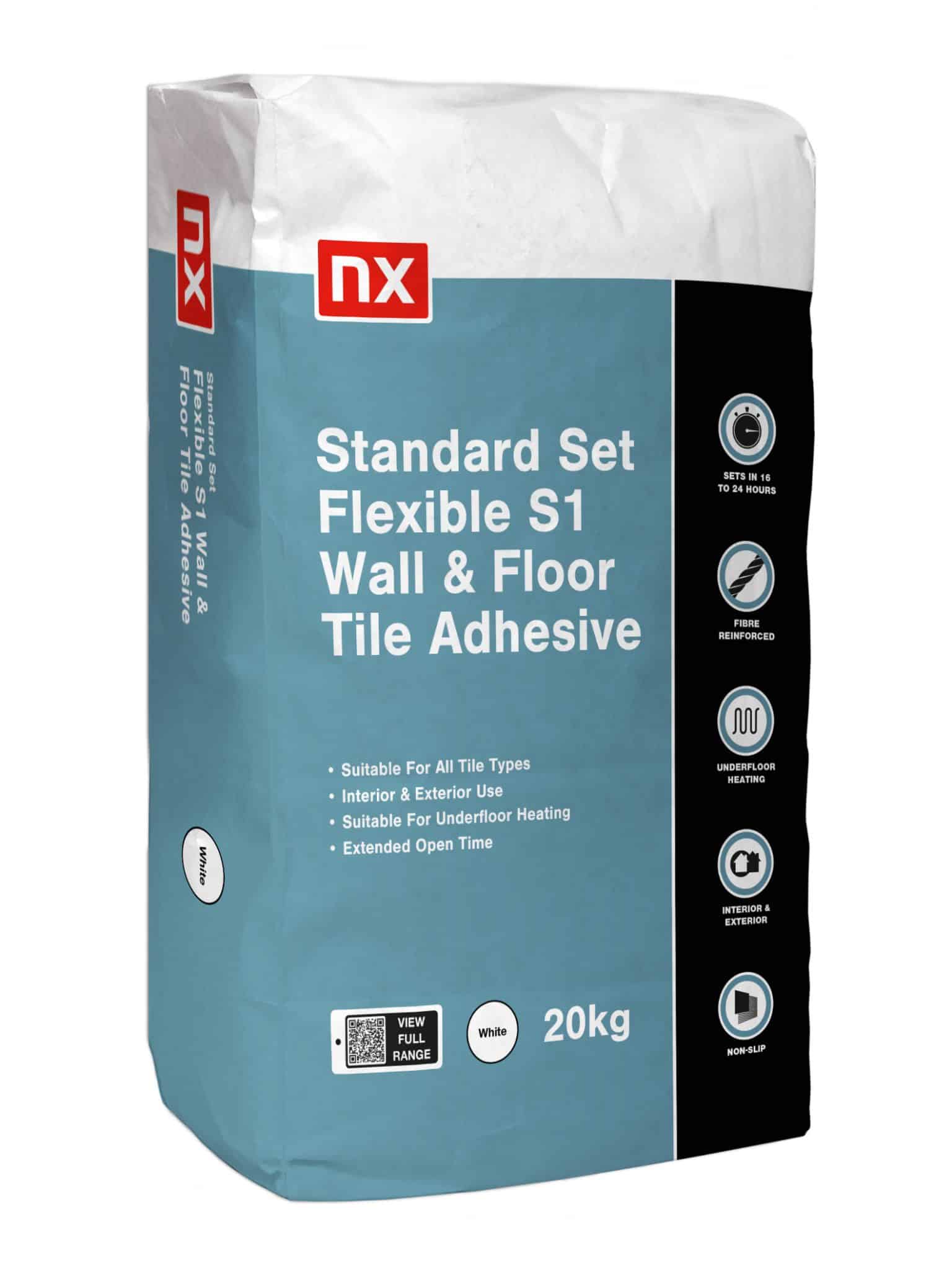 NX S1 Standard Wall & Floor Adhesive – White